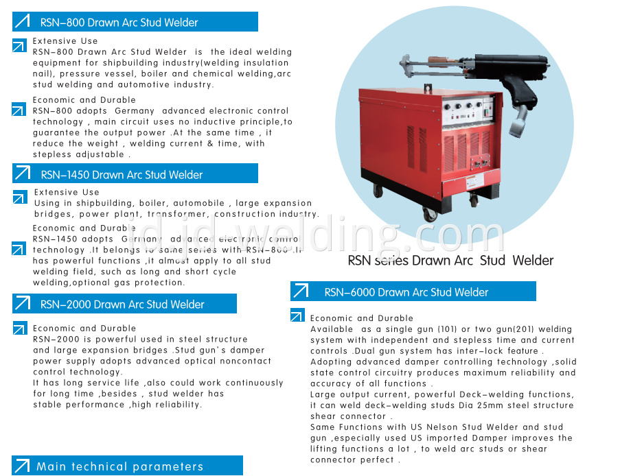 Rsn 2650 Thyristorr Stud Welding Machine